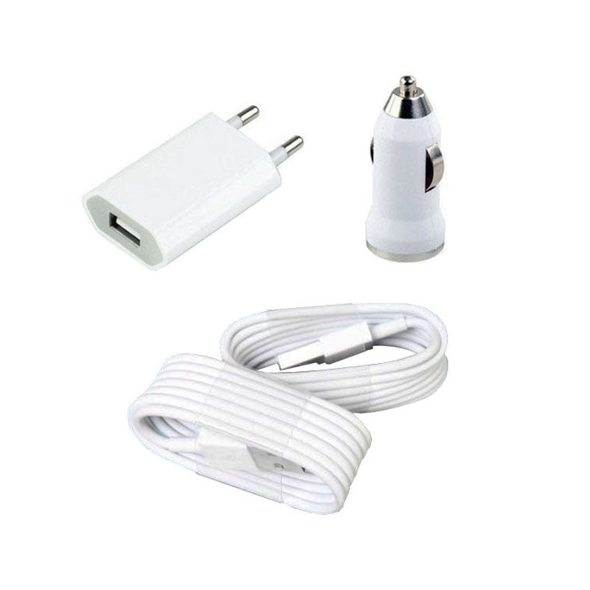 3 in 1 Charging Kit for HTC Desire C with Wall Charger, Car Charger & USB Data Cable