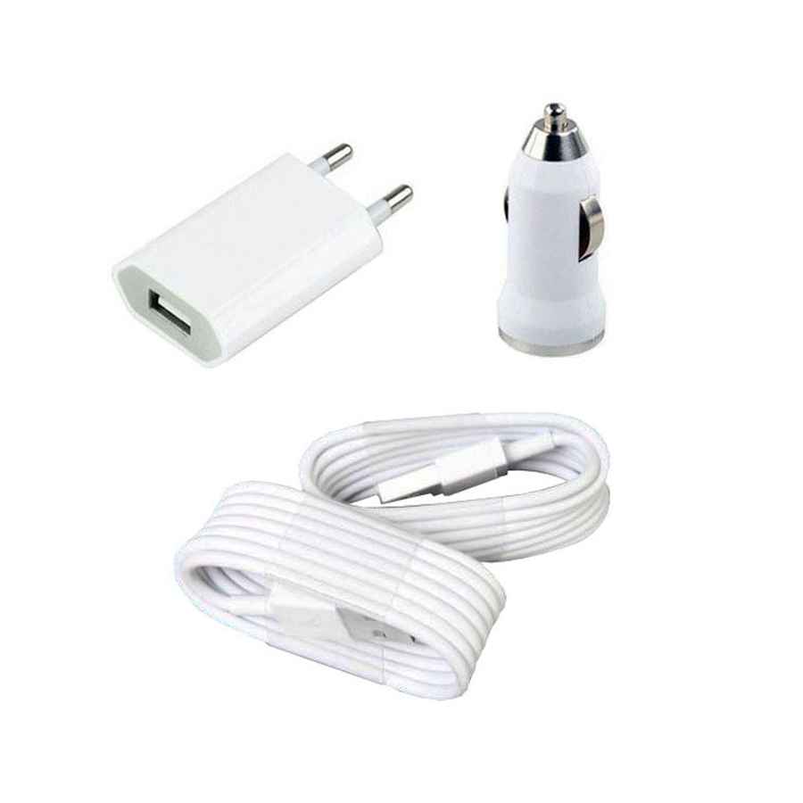 3 in 1 Charging Kit for Intex Aqua R2 with Wall Charger, Car Charger & USB Data Cable