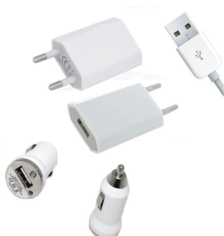 3 in 1 Charging Kit for LG Nexus 4 E960 with Wall Charger, Car Charger & USB Data Cable