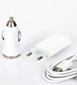 3 in 1 Charging Kit for Nokia E72 with Wall Charger, Car Charger & USB Data Cable