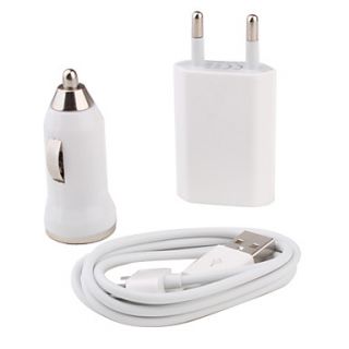 3 in 1 Charging Kit for Honor 90 with Wall Charger, Car Charger & USB Data Cable