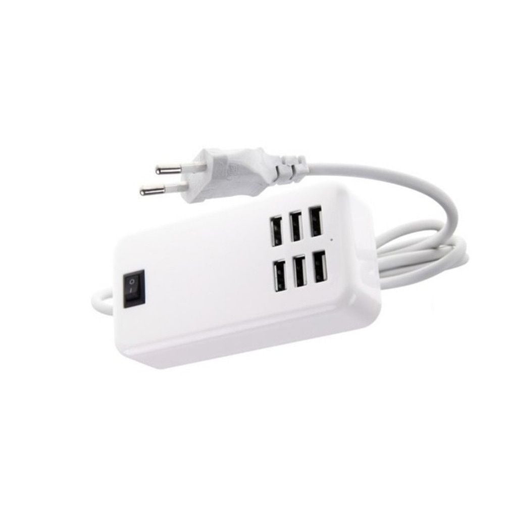 6 Port Multi USB HighQ Fast Charger for Lenovo Vibe K5