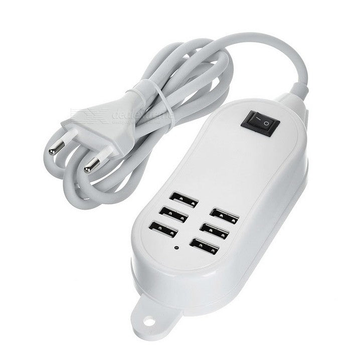 6 Port Multi USB HighQ Fast Charger for Motorola Moto G5S Plus