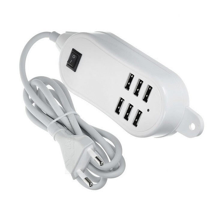 6 Port Multi USB HighQ Fast Charger for Motorola Moto G5S Plus