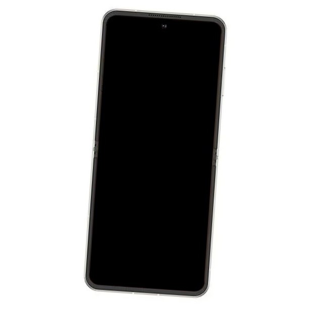 Camera Lens Glass with Frame for ZTE Nubia Flip White