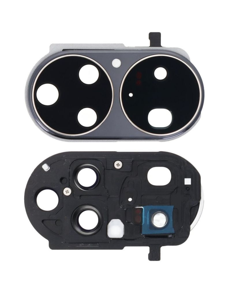 Camera Lens Glass with Frame for Huawei P50 Pro Black