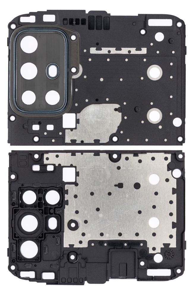 Camera Lens Glass with Frame for Motorola Moto G30 Black