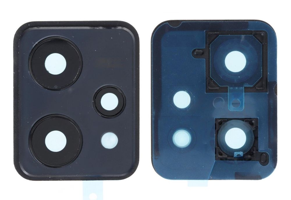 Camera Lens Glass with Frame for Realme 9 Black