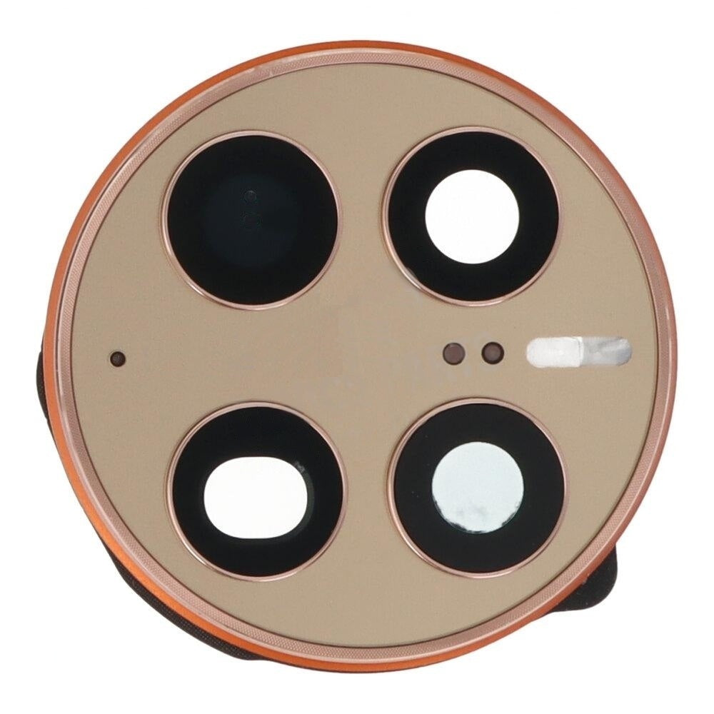 Camera Lens Glass with Frame for Huawei Mate 50 Pro Orange