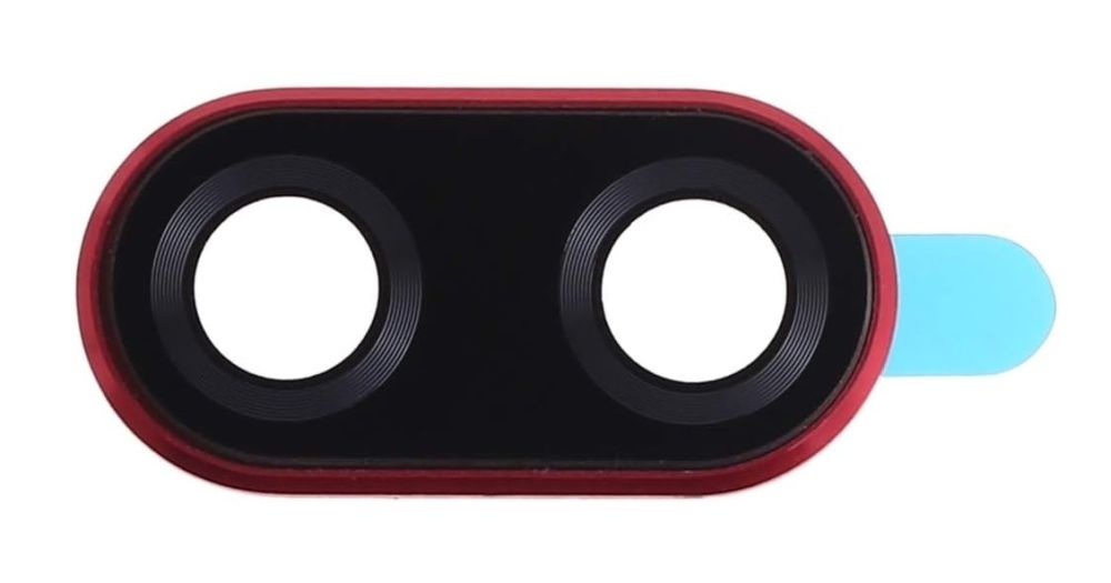 Camera Lens Glass with Frame for Huawei Nova 3i Red