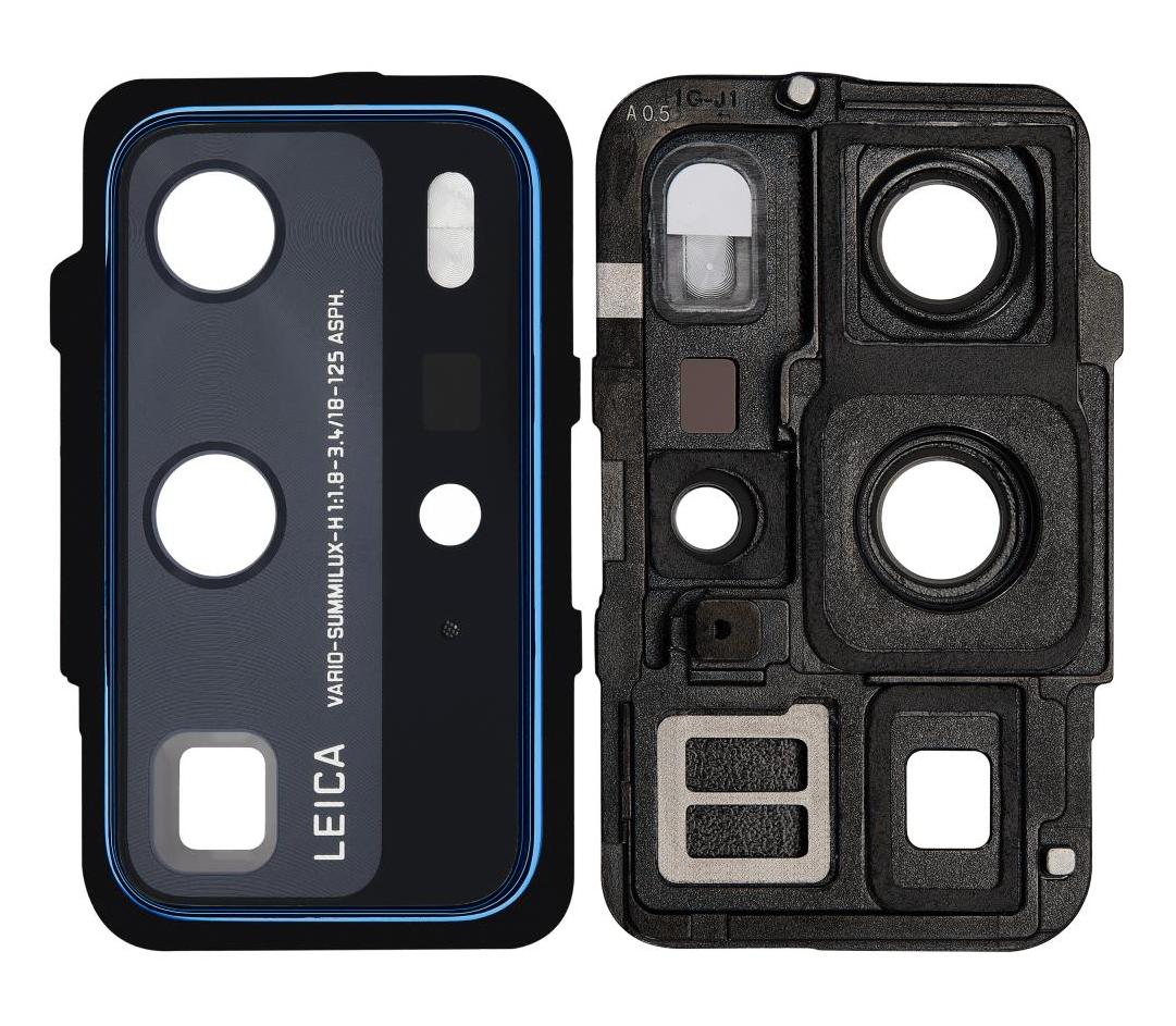 Camera Lens Glass with Frame for Huawei P40 Pro Blue