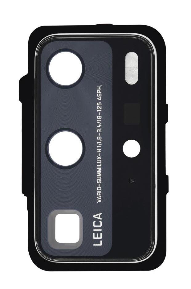 Camera Lens Glass with Frame for Huawei P40 Pro White