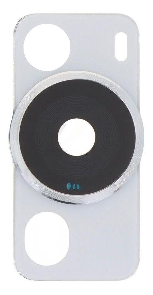 Camera Lens Glass with Frame for Huawei P60 Pro White