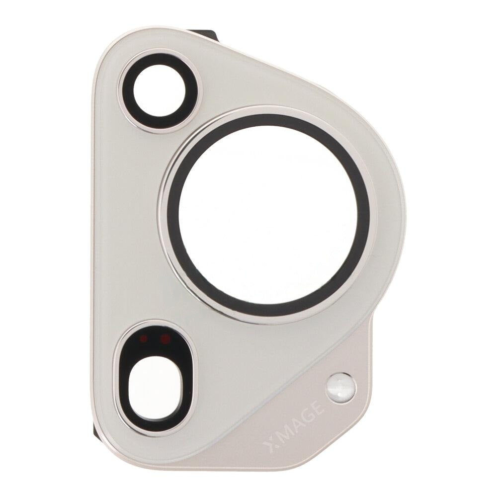 Camera Lens Glass with Frame for Huawei Pura 70 Ultra White