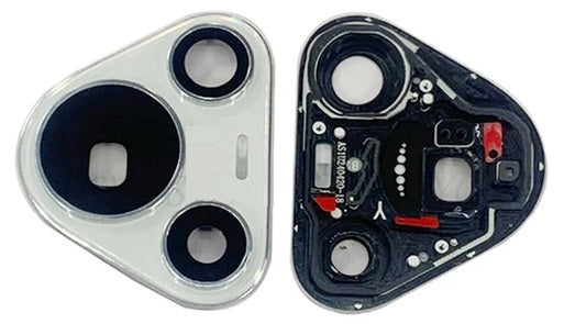Camera Lens Glass with Frame for Huawei Pura 70 White
