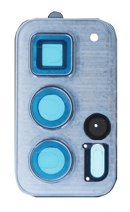 Camera Lens Glass with Frame for Motorola Edge 20 Pro White