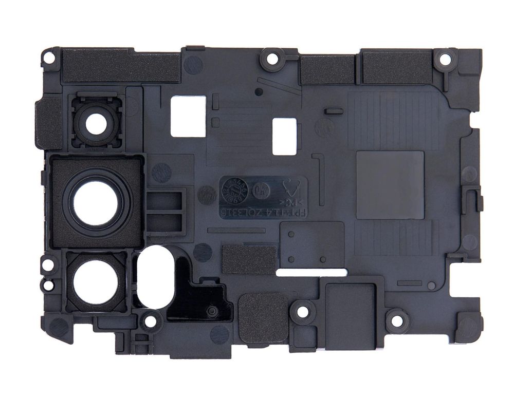 Camera Lens Glass with Frame for Motorola Moto G60 Black