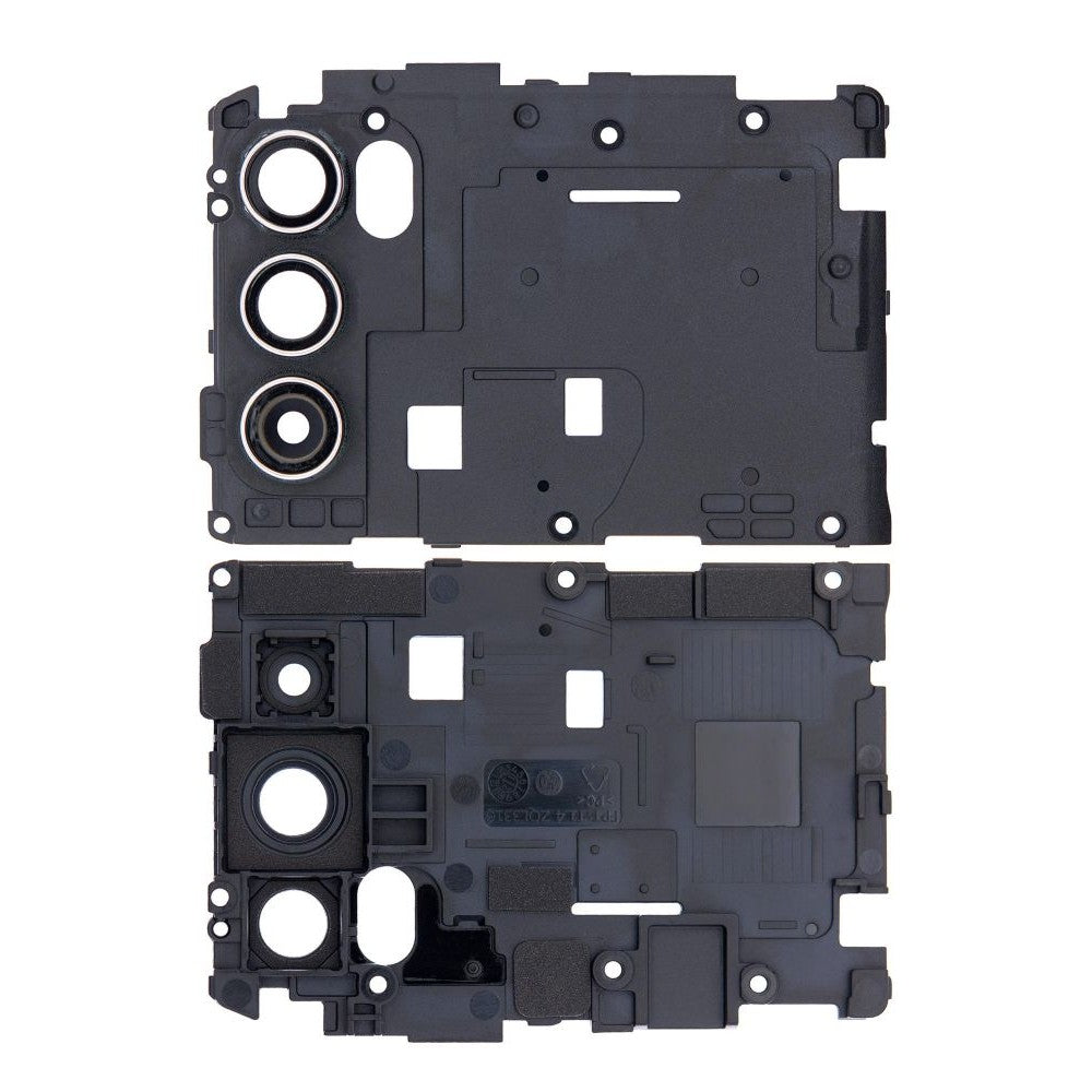 Camera Lens Glass with Frame for Motorola Moto G60 White
