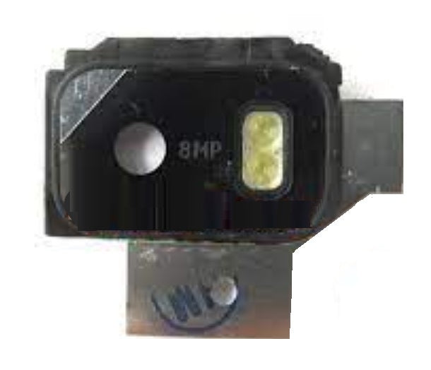 Camera Lens Glass with Frame for Nokia E7 Silver