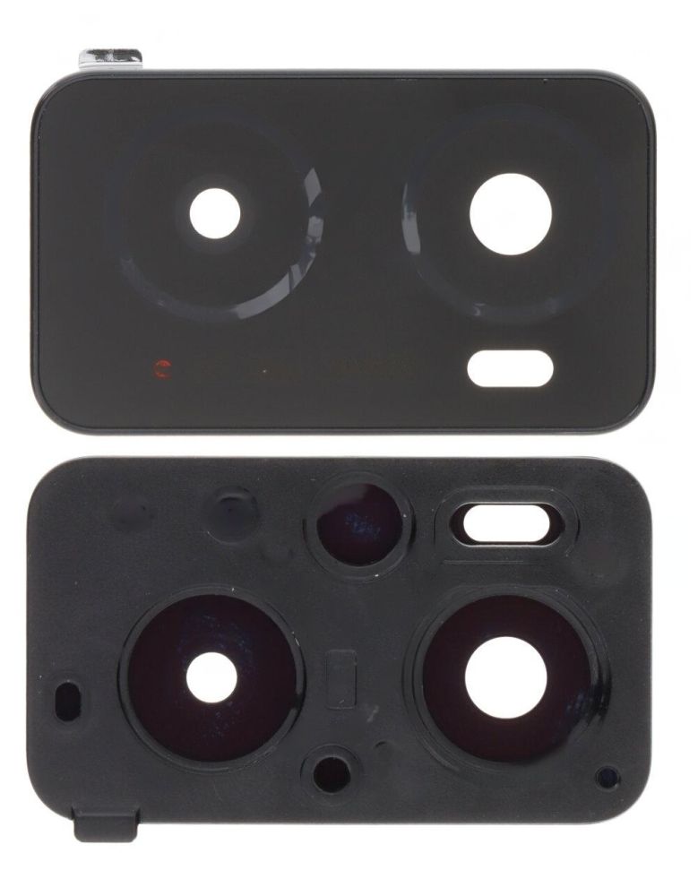 Camera Lens Glass with Frame for Oppo A76 Blue