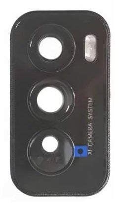 Camera Lens Glass with Frame for Oppo Reno 12 Pro White