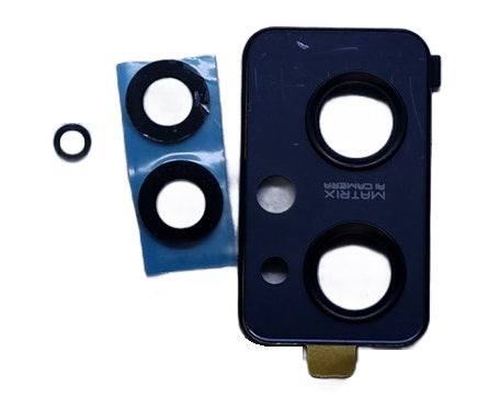 Camera Lens Glass with Frame for Realme 9i Black