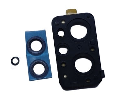 Camera Lens Glass with Frame for Realme 9i Black