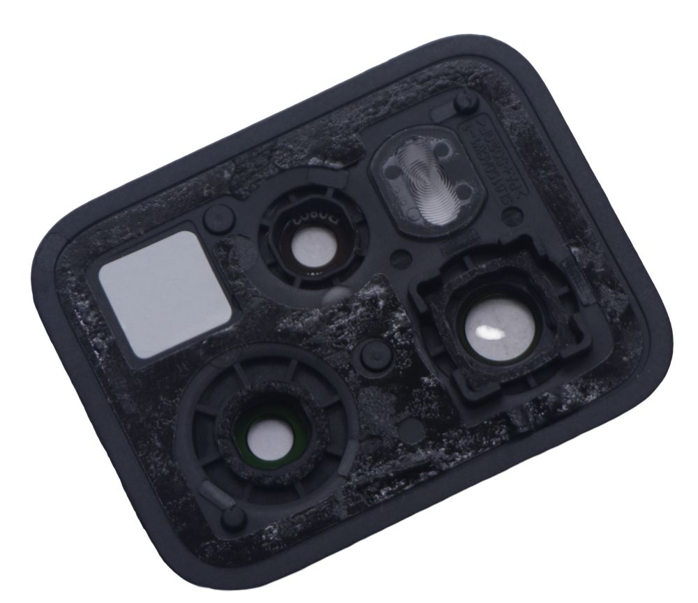 Camera Lens Glass with Frame for Realme C35 Black