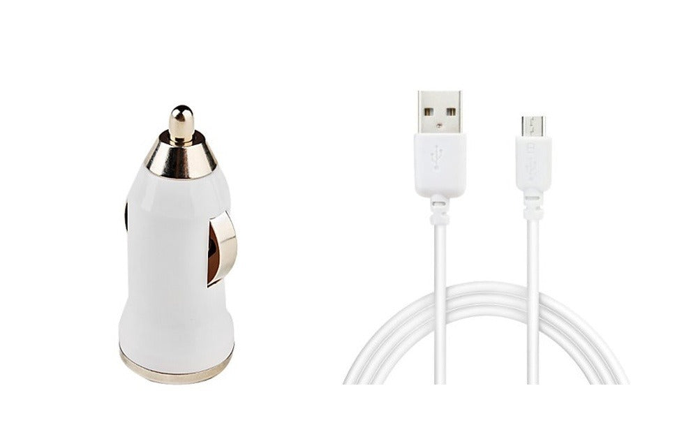Car Charger for Celkon A200 with USB Cable