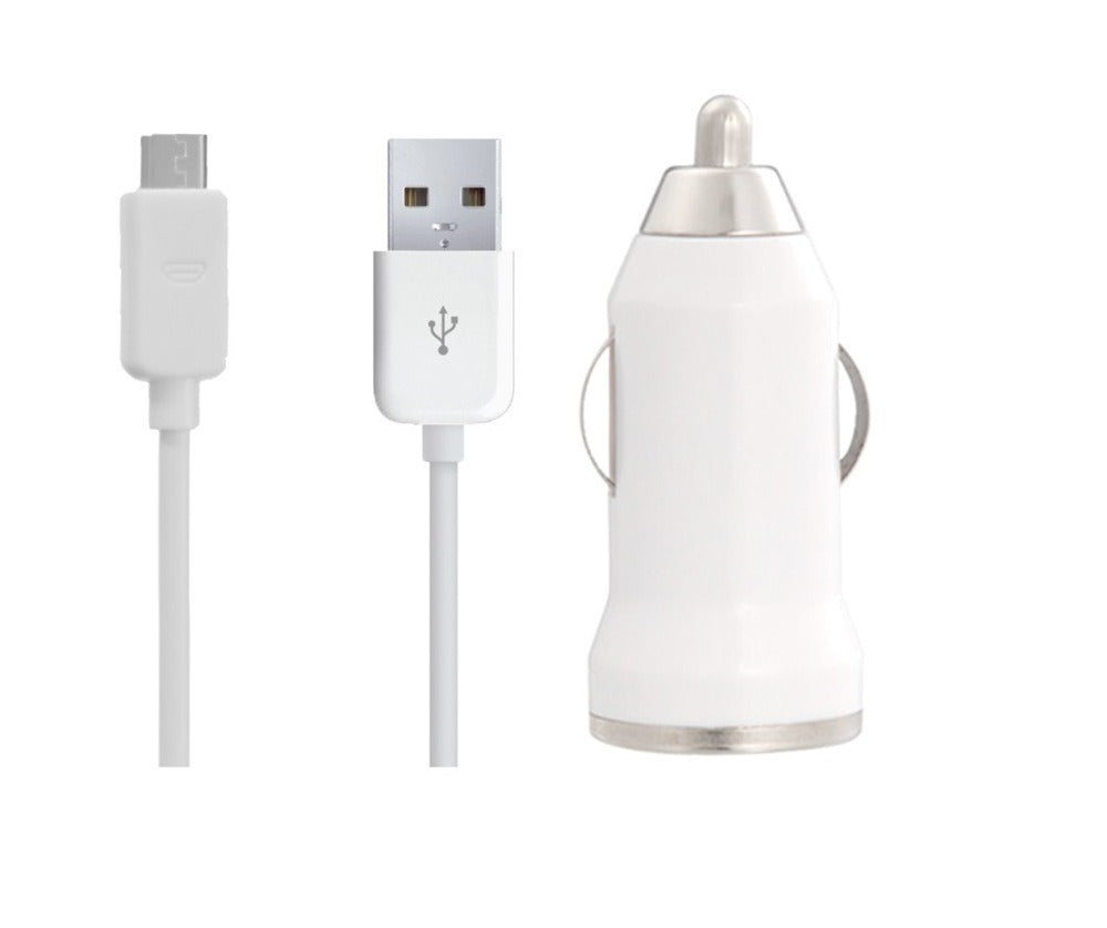 Car Charger for Micromax Bolt A068 with USB Cable
