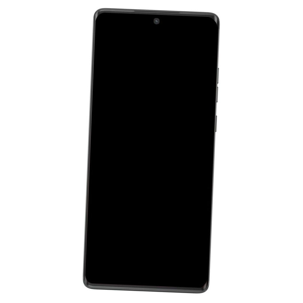 Camera Lens Glass with Frame for Motorola Moto G85 5G Black