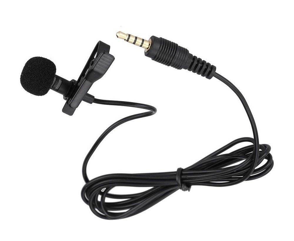 Collar Clip On Microphone for LG Wing 5G - Professional Condenser Noise Cancelling Mic