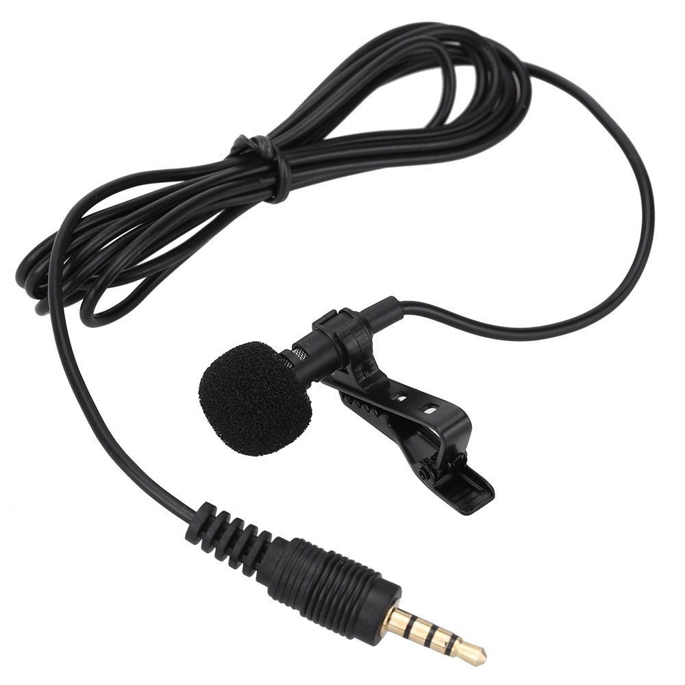 Collar Clip On Microphone for Tecno Phantom X - Professional Condenser Noise Cancelling Mic