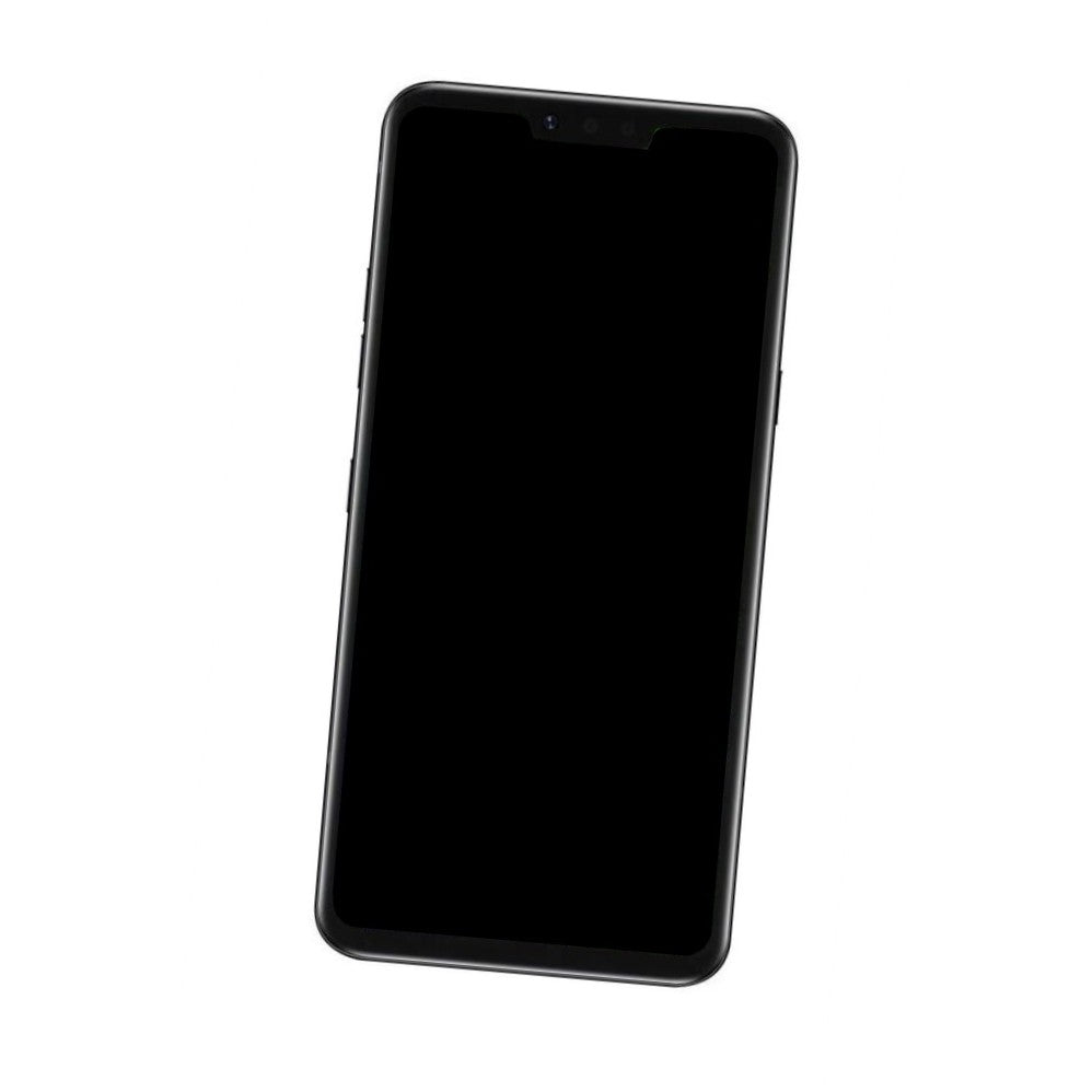 Camera Lens Glass with Frame for LG G8 ThinQ Black