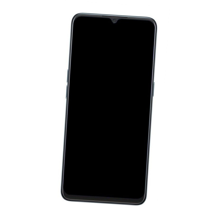 Camera Lens Glass with Frame for Oppo F15 Blue