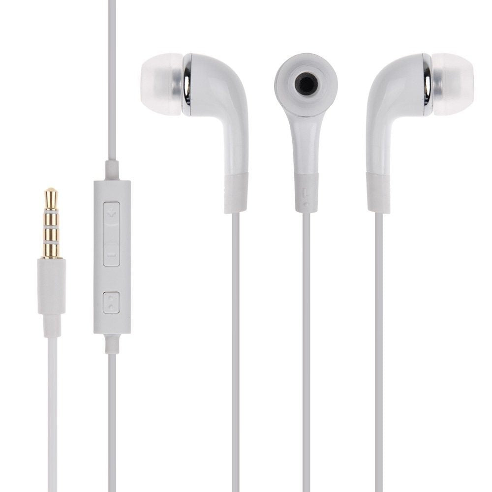 Earphone for Celkon Charm Spin - Handsfree, In-Ear Headphone, White