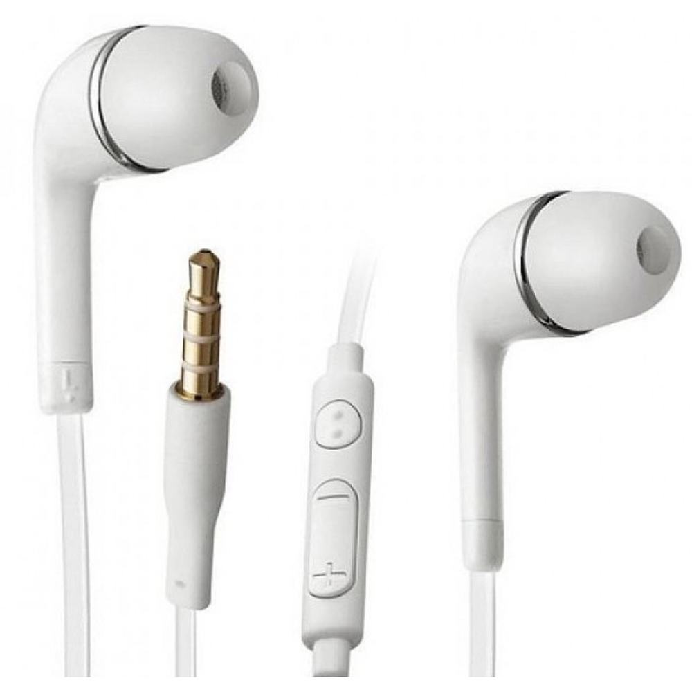 Earphone for Spice Mi-510 Stellar Prime - Handsfree, In-Ear Headphone, White