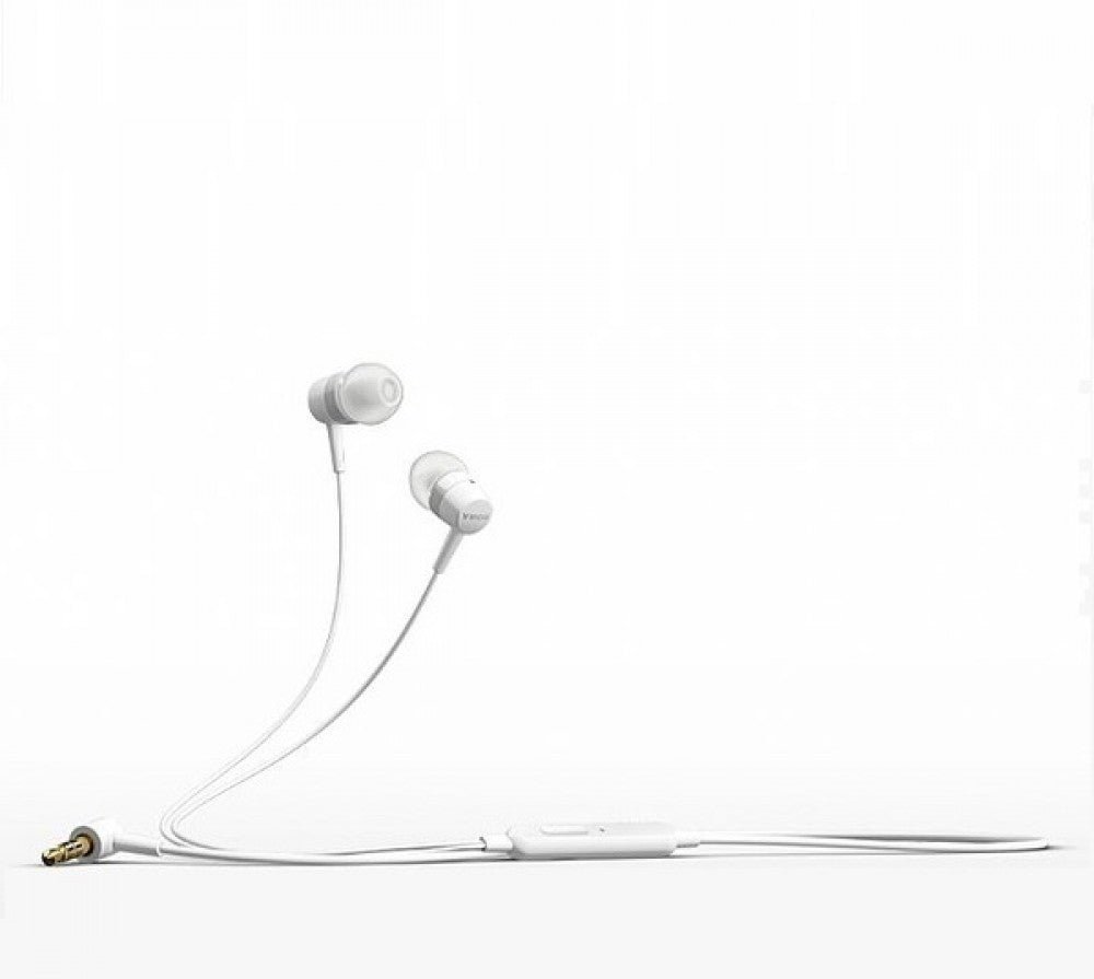 Earphone for BLU Advance A5 Plus - Handsfree, In-Ear Headphone, White