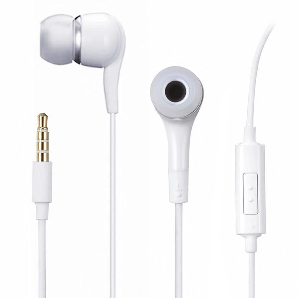 Earphone for BLU C7 - Handsfree, In-Ear Headphone, White