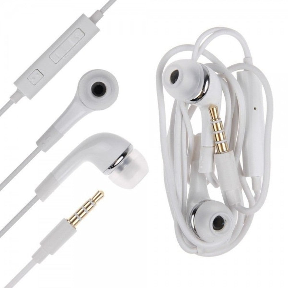Earphone for Intex Aqua 3G Pro Q - Handsfree, In-Ear Headphone, White