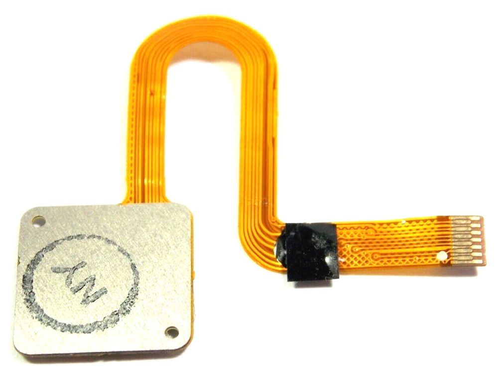 Fingerprint Sensor with Flex Cable for BLU Studio Mega 2018 Black