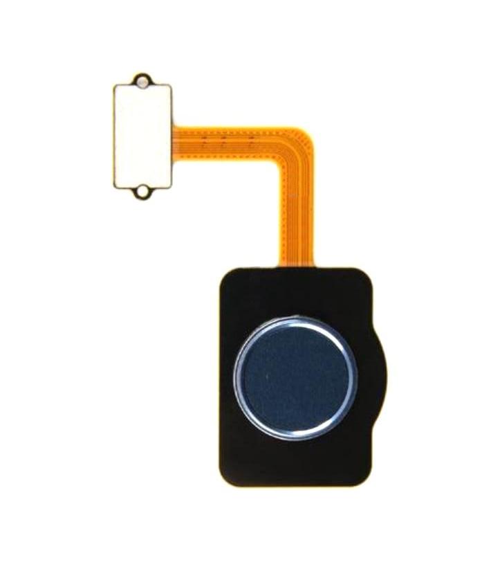 Fingerprint Sensor with Flex Cable for LG Q8 2018 Blue