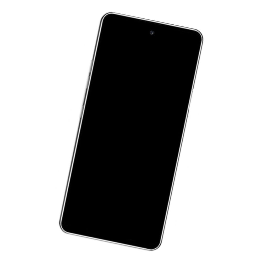 Camera Lens Glass with Frame for LG Q92 5G White