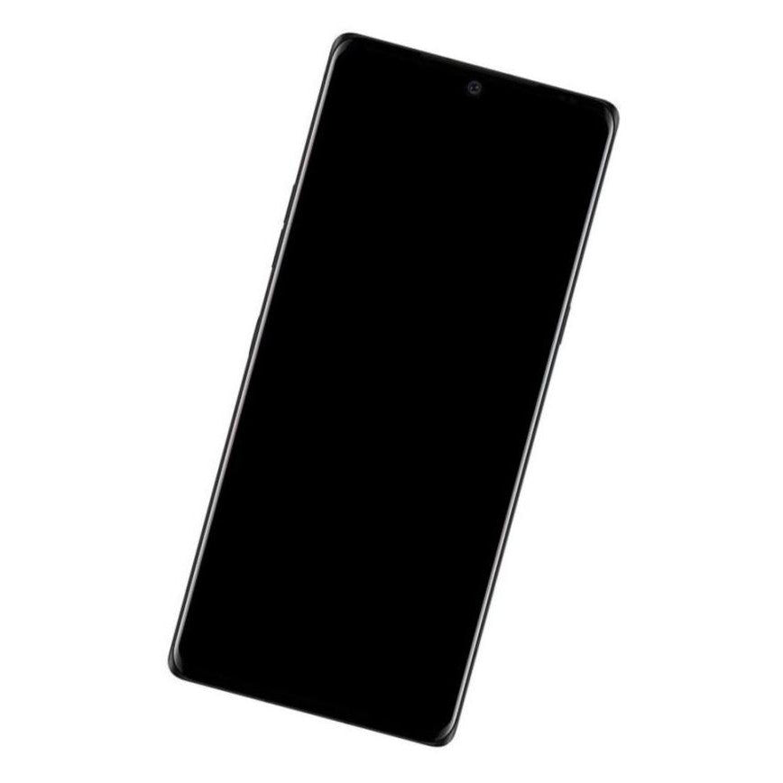 Camera Lens Glass with Frame for LG Velvet Silver