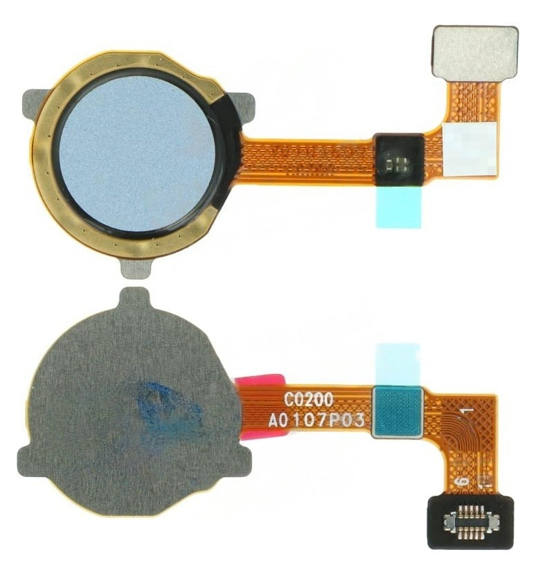 Fingerprint Sensor with Flex Cable for OPPO A15 Blue