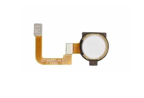Fingerprint Sensor with Flex Cable for Realme 5 Pro White