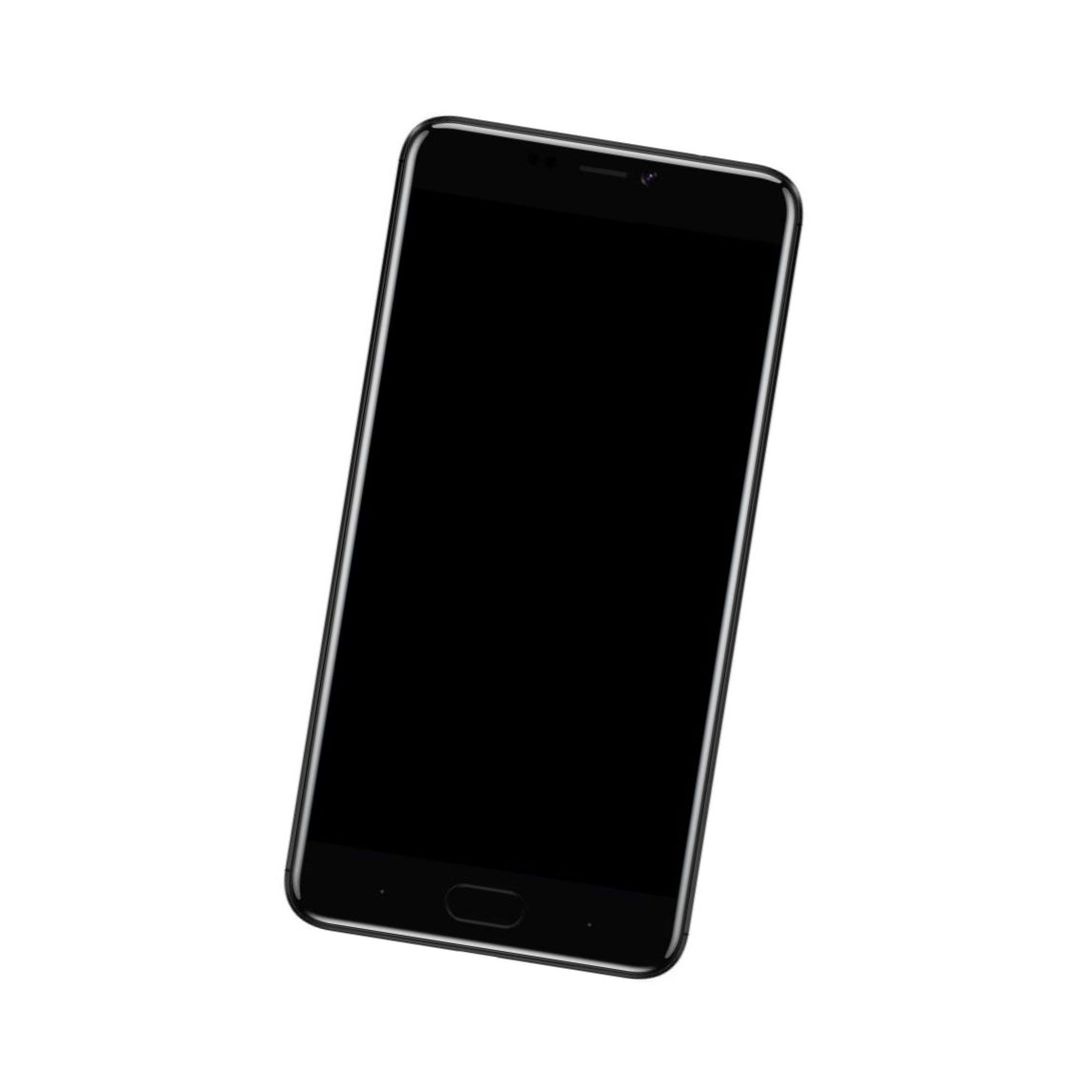 Home Button Complete for BLU Vivo 8 Black - Outer Plastic with Inner Flex