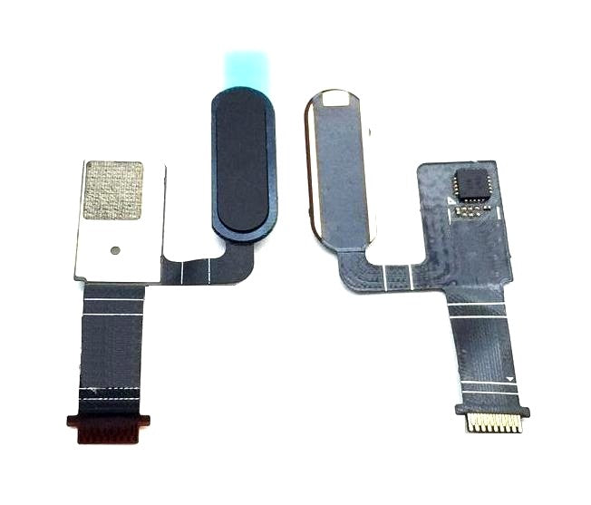 Home Button Complete for HTC 10 Silver - Outer Plastic with Inner Flex