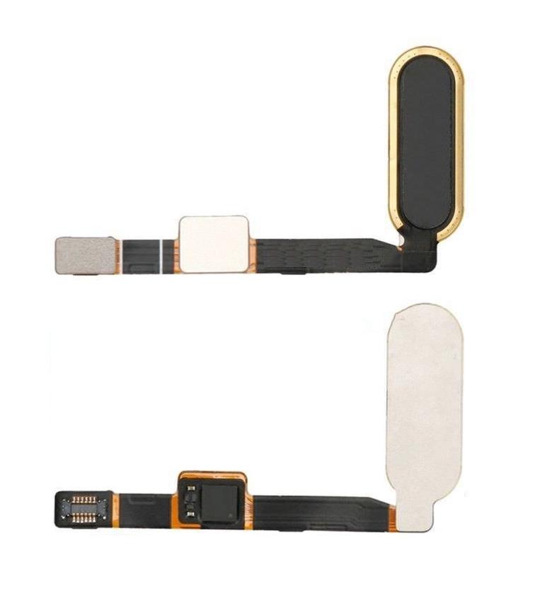 Home Button Complete for HTC U11 Red - Outer Plastic with Inner Flex