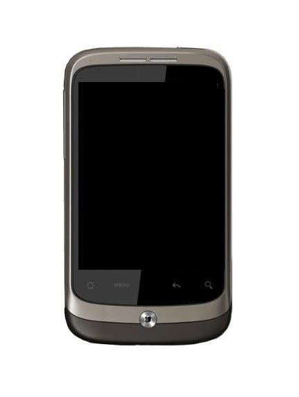 Home Button Complete for HTC Wildfire Red - Outer Plastic with Inner Flex